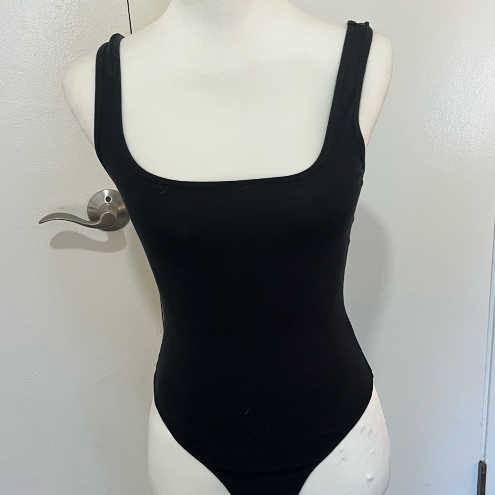 PrettyLittleThing Black Bodysuit